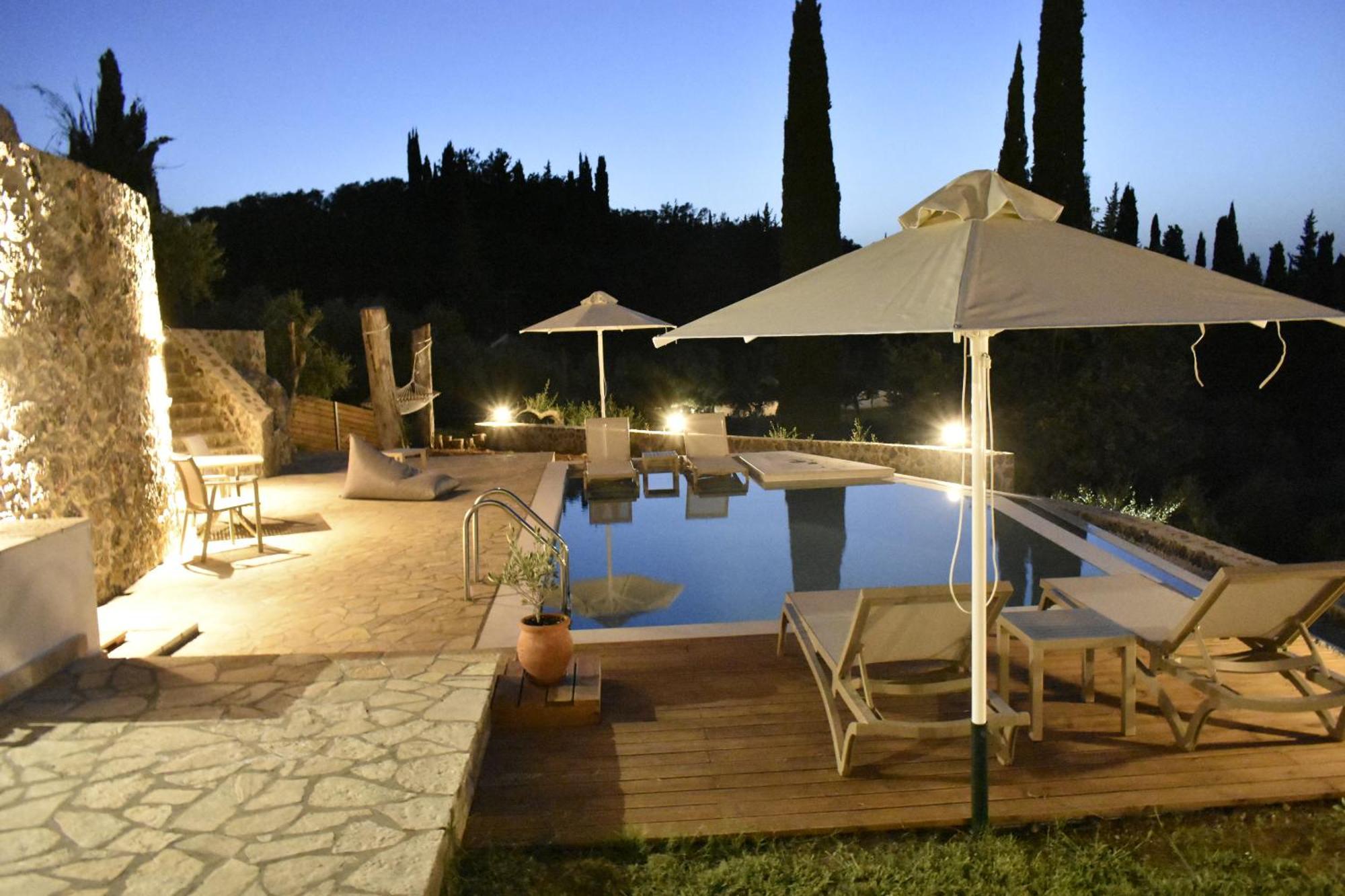 Вилла Corfu View Deluxe Перама Экстерьер фото
